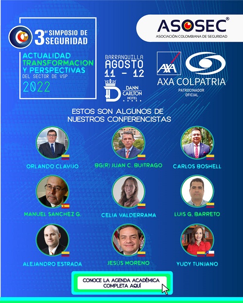 ASOSEC - 3er Simposio de Seguridad, Actualidad, Transformación y Perspectivas del Sector de VSP 2022