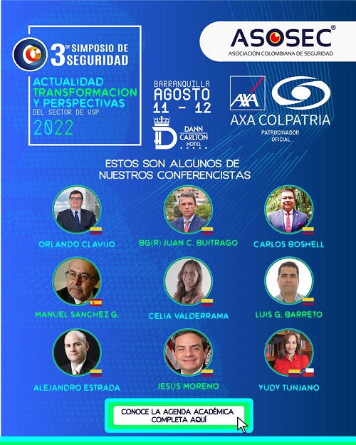 ASOSEC - 3er Simposio de Seguridad, Actualidad, Transformacin y Perspectivas del Sector de VSP 2022