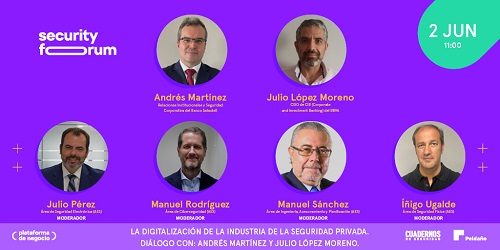 Mesa de debate "la digitalizacin de la industria de la seguridad privada" en Security Forum - 2 de junio, Barcelona