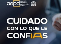 Cuidado con lo que le confIAs